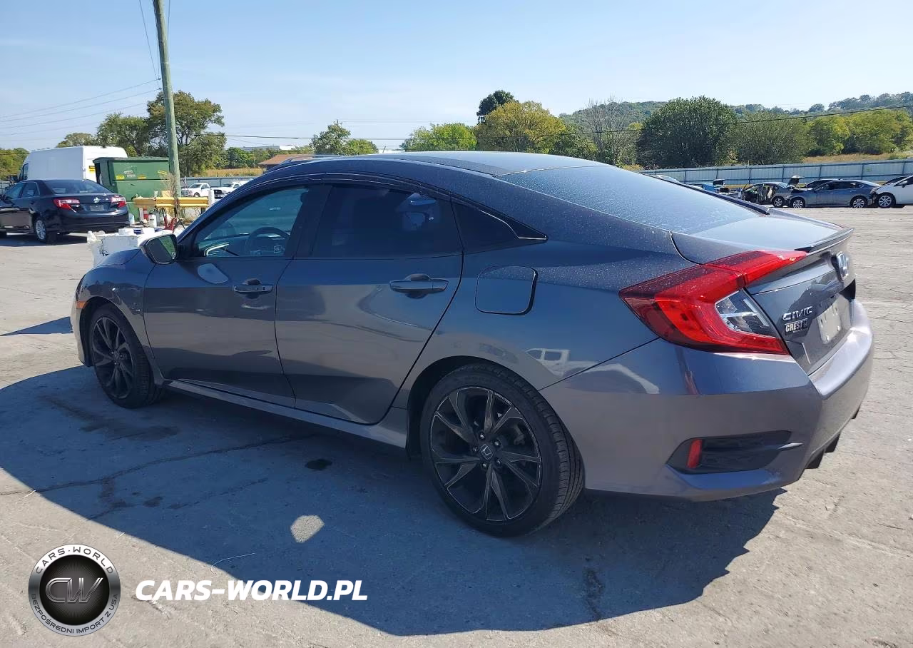 2019 Honda Civic Sport VIN:2HGFC2F81KH502798 - 2