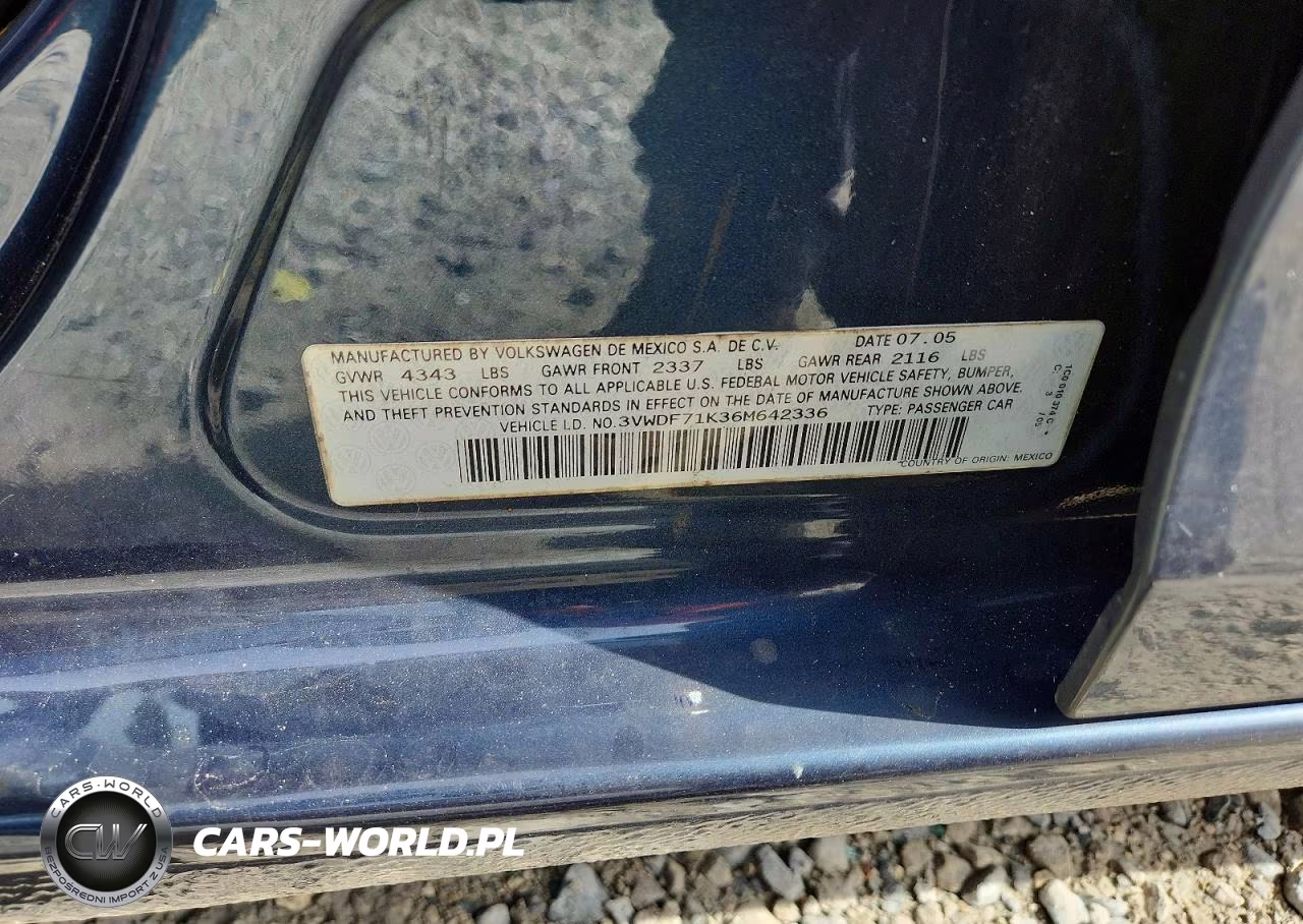 2006 Volkswagen Jetta 2.5L Leather VIN:3VWDF71K36M642336 - 12