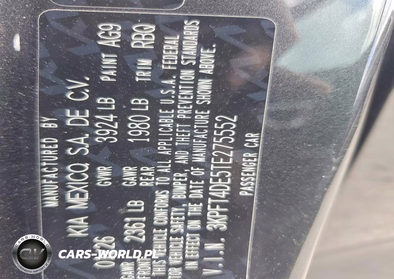 2026 Kia K4 Lxs VIN:3KPFT4DE5TE275552 - 12