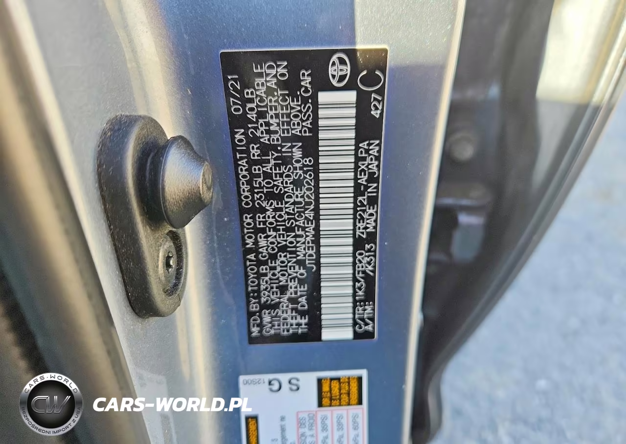 2022 Toyota Corolla Le VIN:JTDEPMAE4NJ202618 - 13