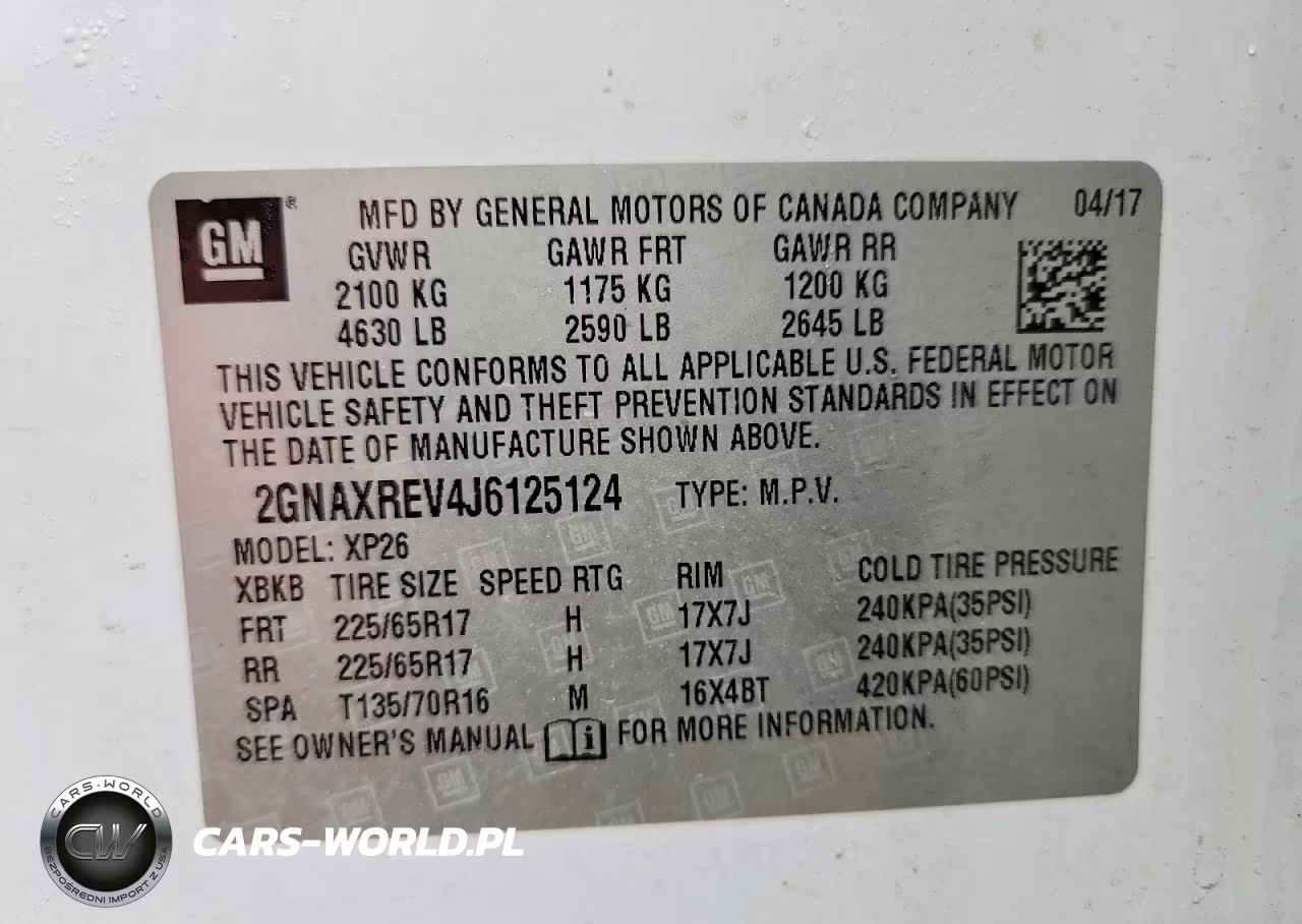 2018 Chevrolet Equinox Ls VIN:2GNAXREV4J6125124 - 13