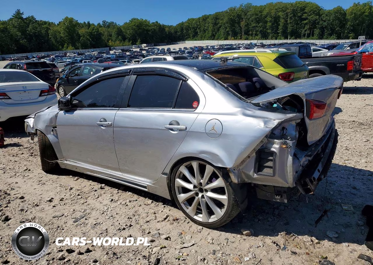 2008 Mitsubishi Lancer Es VIN:JA3AU26U98U038859 - 2