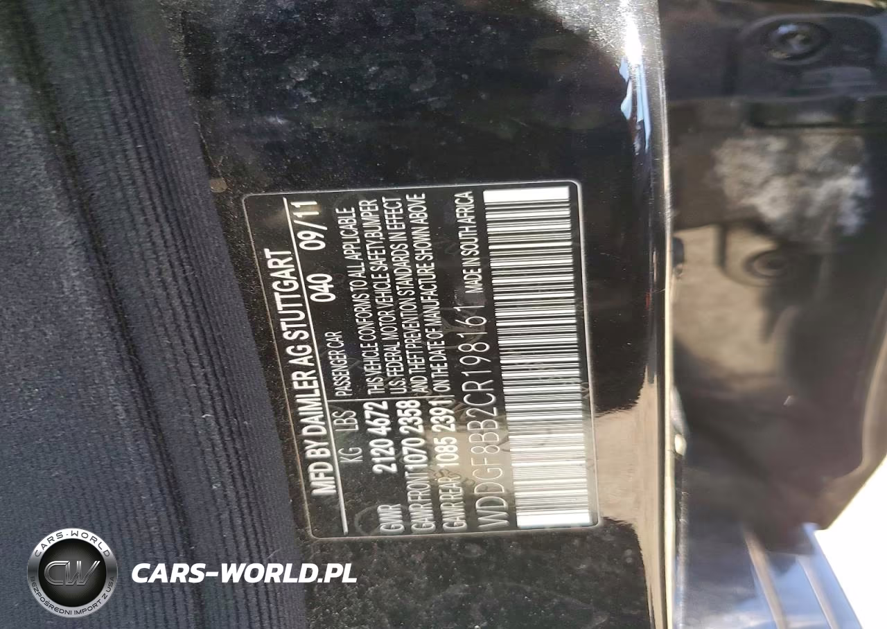 2012 Mercedes-Benz C 300 4Matic VIN:WDDGF8BB2CR198161 - 12