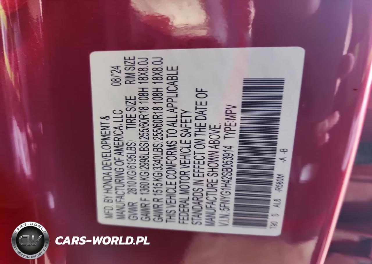 2025 Honda Pilot Exl VIN:5FNYG1H42SB053914 - 13