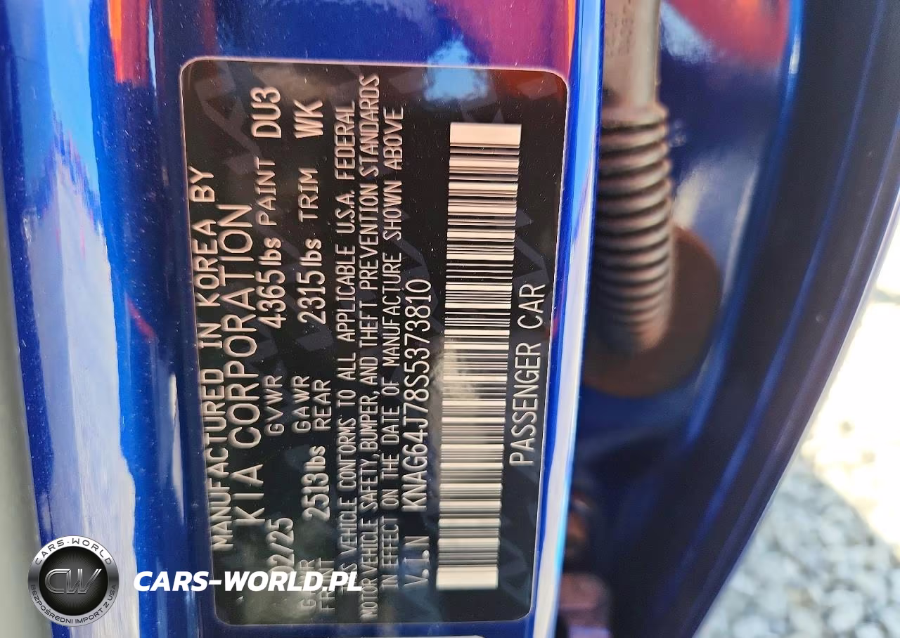 2025 Kia K5 Gt Line VIN:KNAG64J78S5373810 - 12