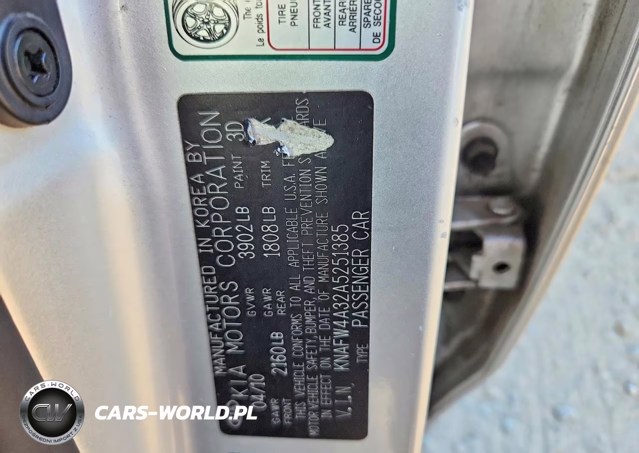 2010 Kia Forte Sx VIN:KNAFW4A32A5251385 - 12