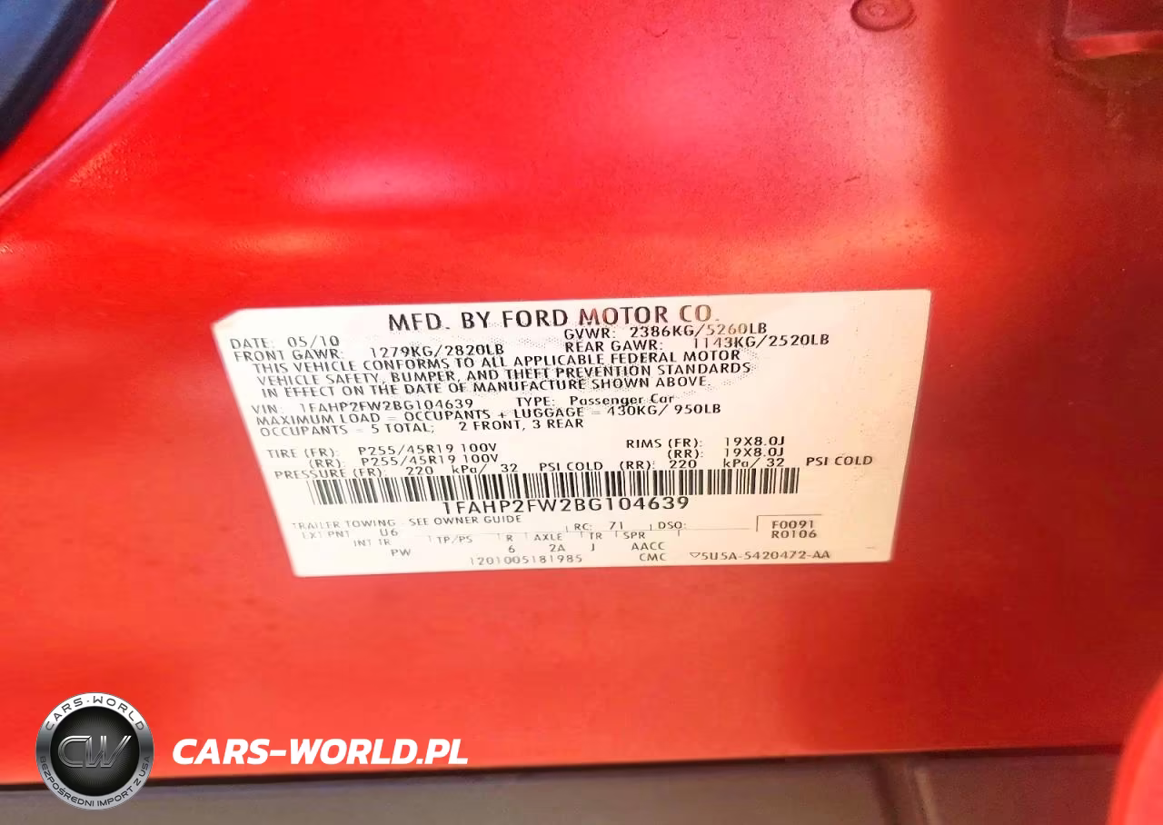 2011 Ford Taurus Limited VIN:1FAHP2FW2BG104639 - 12