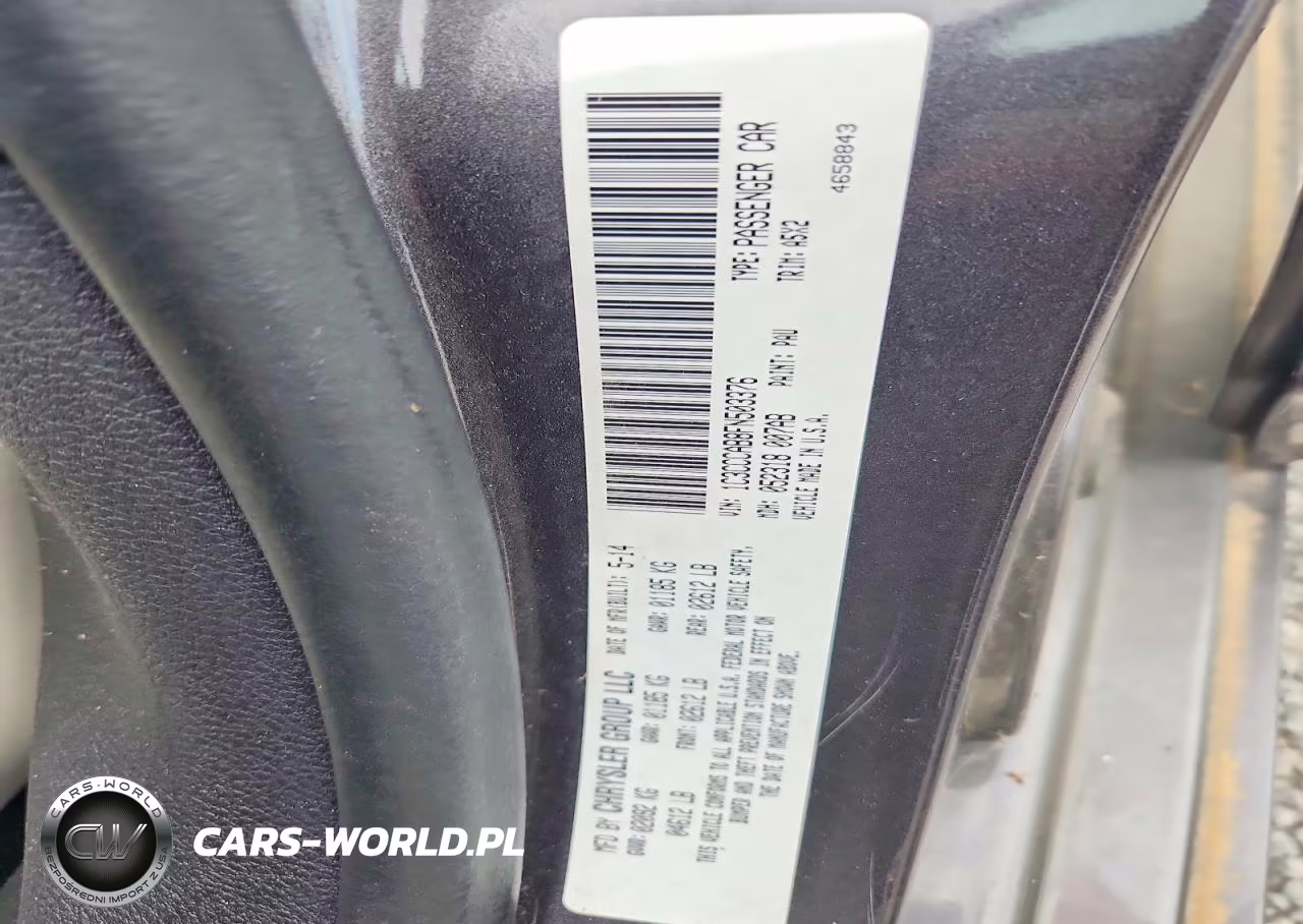 2015 Chrysler 200 Limited VIN:1C3CCCAB8FN503376 - 12