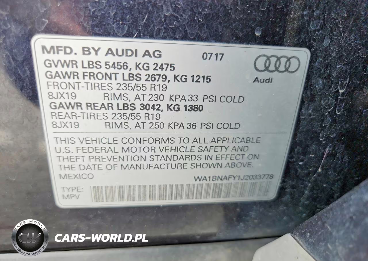 2018 Audi Q5 Premium Plus VIN:WA1BNAFY1J2033778 - 14