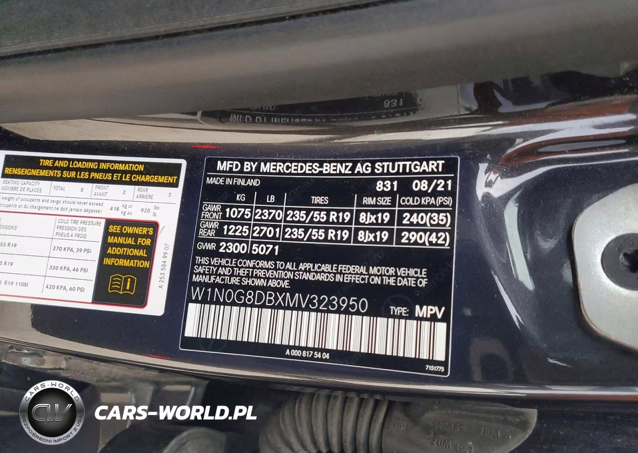 2021 Mercedes-Benz Glc 300 VIN:W1N0G8DBXMV323950 - 13