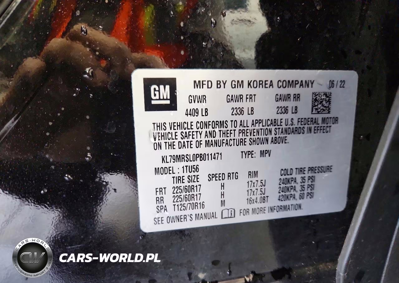 2023 Chevrolet Trailblazer Lt VIN:KL79MRSL0PB011471 - 13