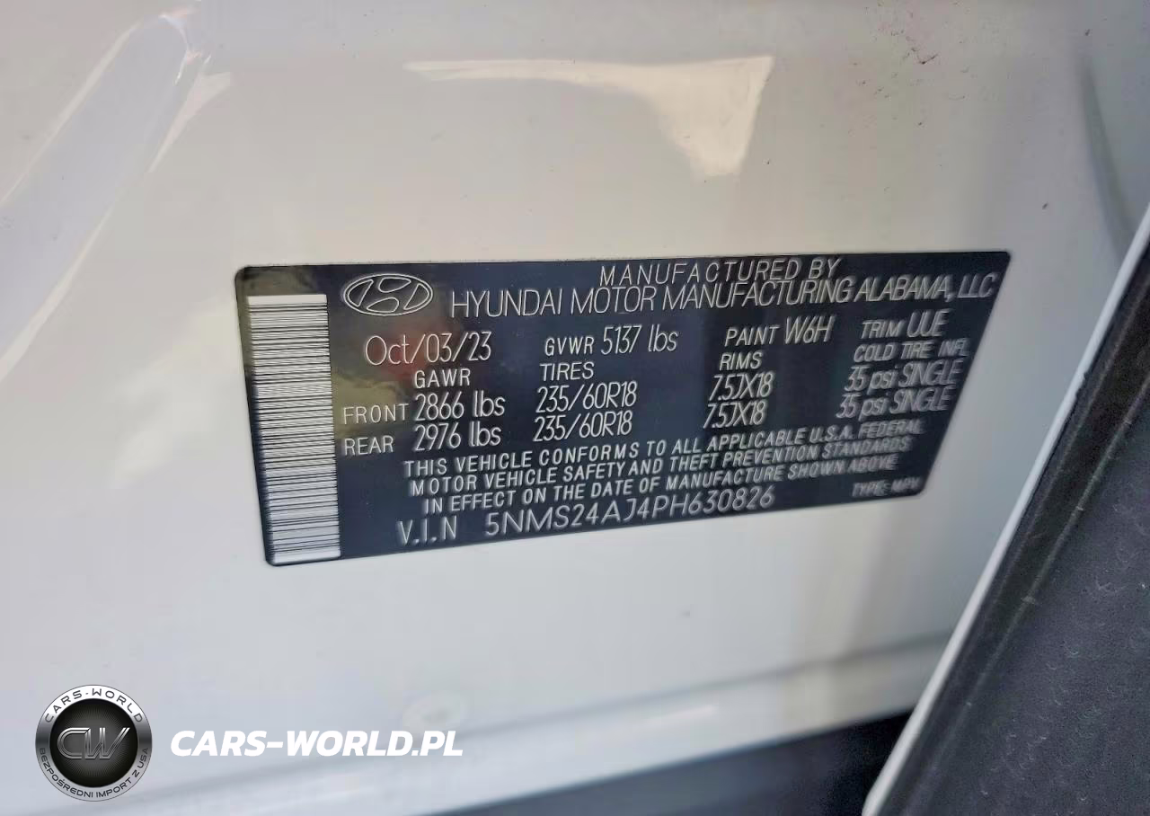 2023 Hyundai Santa Fe Sel VIN:5NMS24AJ4PH630826 - 12