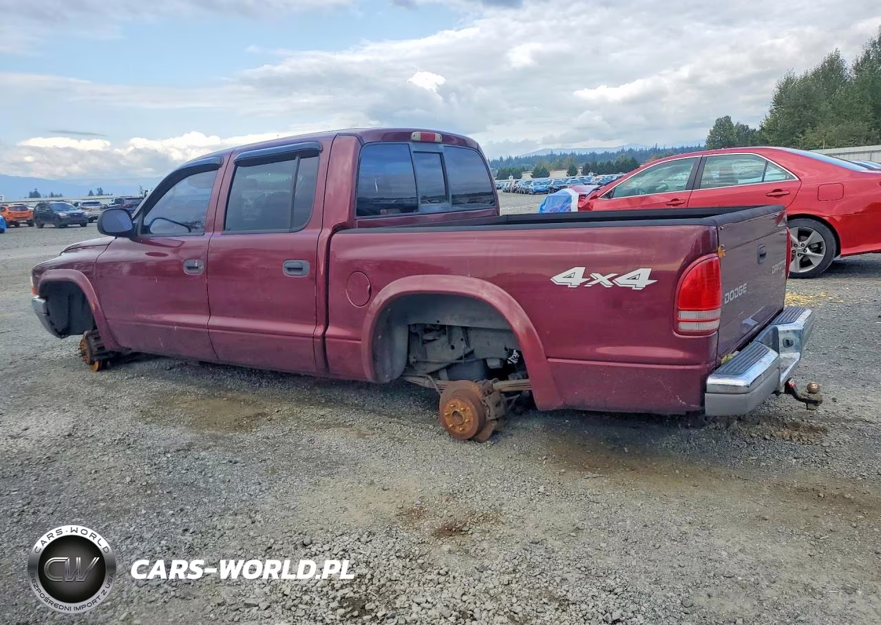 2003 Dodge Dakota Quad Slt VIN:1D7HG48N23S115302 - 2