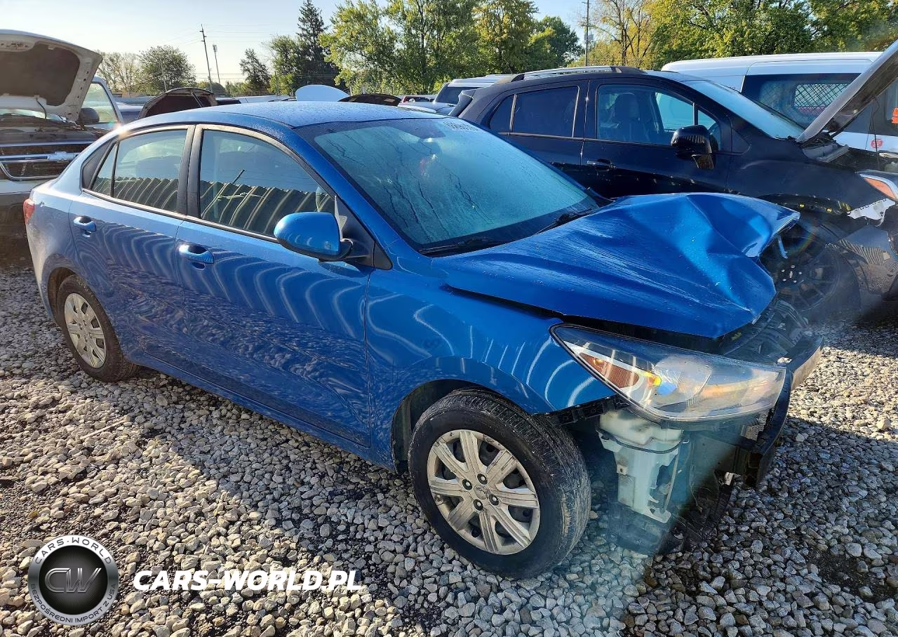2022 Kia Rio S VIN:3KPA24AD2NE436841 - 4
