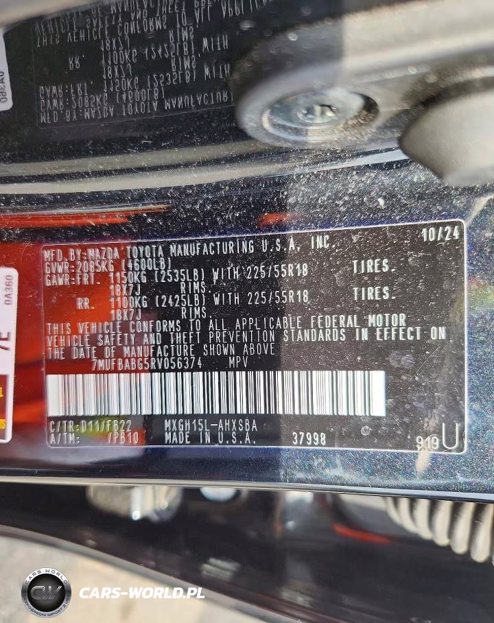 2024 Toyota Corolla Cross Hybrid Nightshade VIN:7MUFBABG5RV056374 - 13