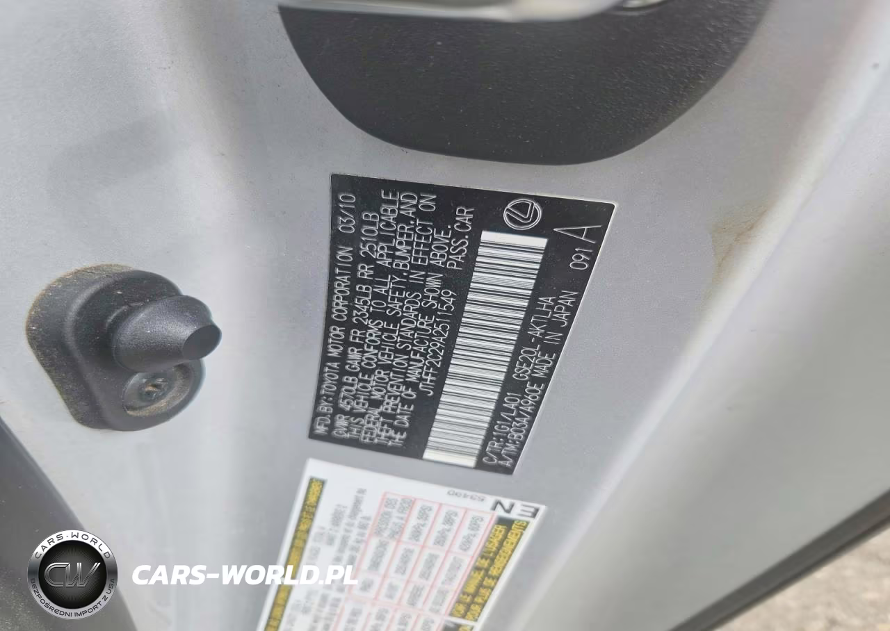 2010 Lexus Is 250C Base VIN:JTHFF2C29A2511549 - 12