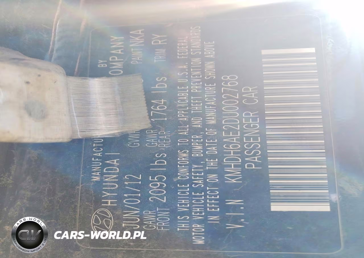 2013 Hyundai Elantra Coupe Se VIN:KMHDH6AE2DU002768 - 12