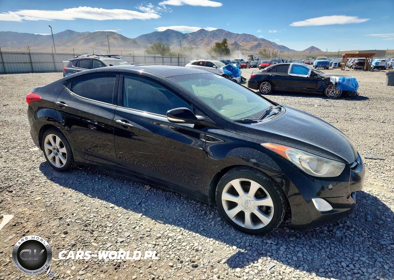 2013 Hyundai Elantra Limited VIN:5NPDH4AE3DH327691 - 4