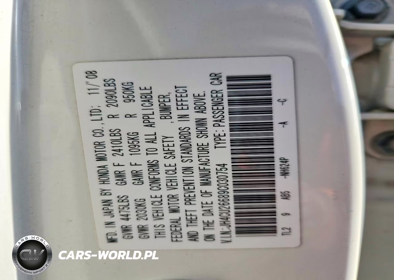 2009 Acura Tsx VIN:JH4CU26689C030754 - 13
