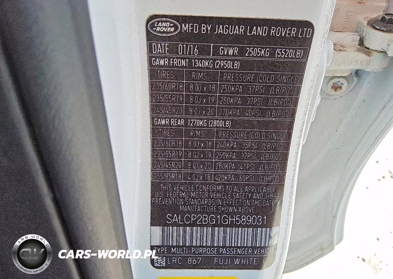 2016 Land Rover Discovery Sport Se VIN:SALCP2BG1GH589031 - 12