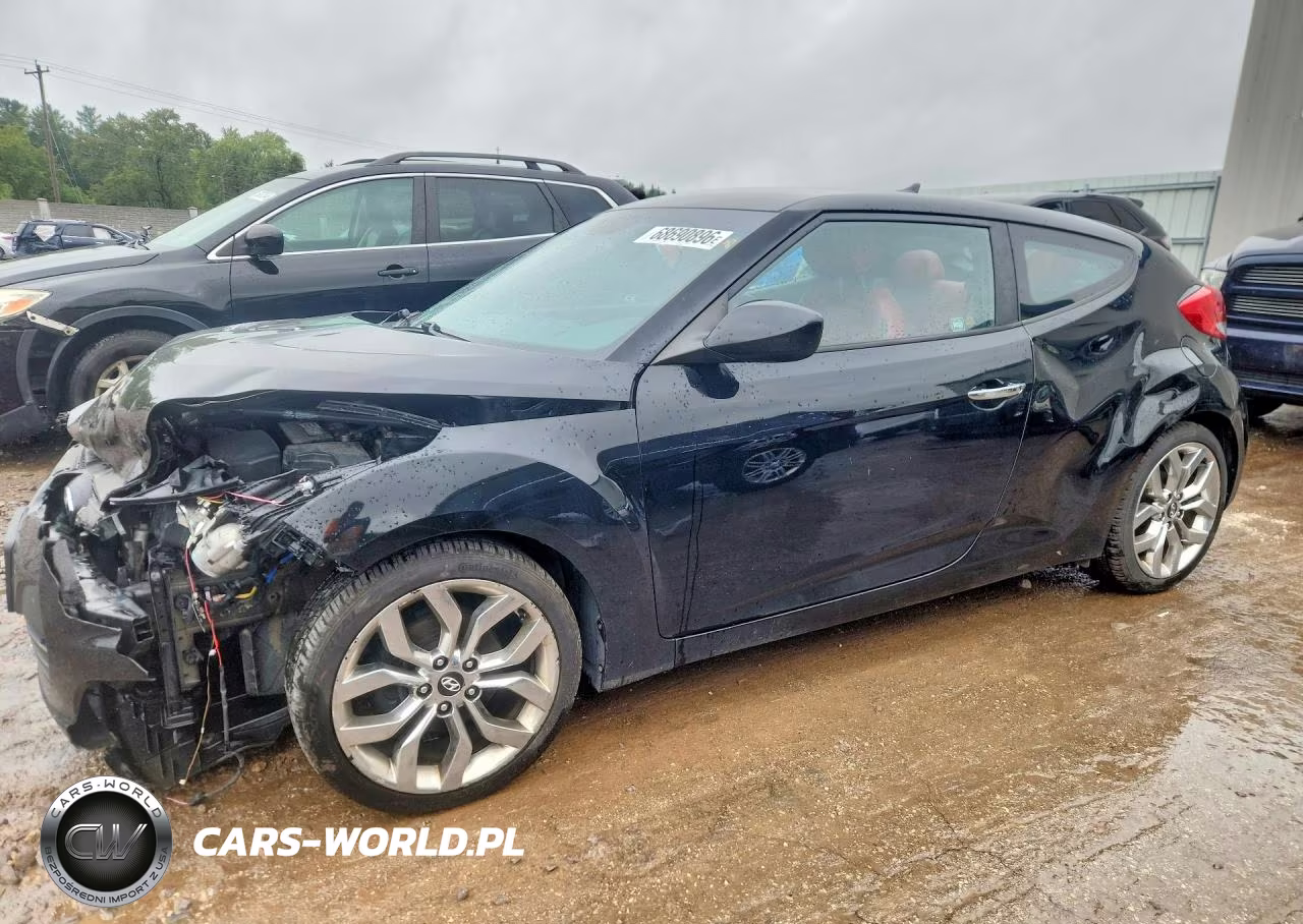 2014 Hyundai Veloster Re:flex VIN:KMHTC6AD1EU214077 - 1