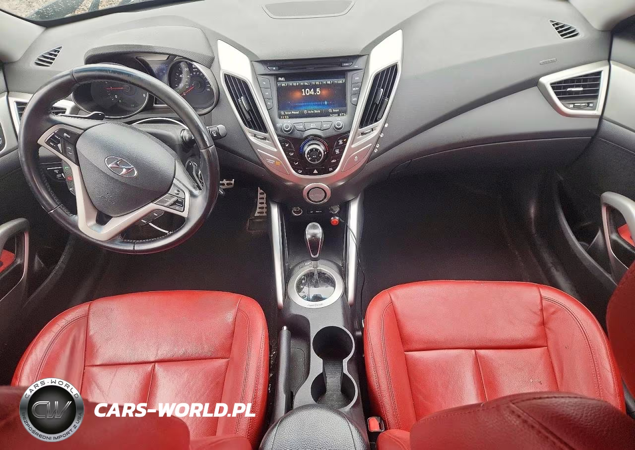 2014 Hyundai Veloster Re:flex VIN:KMHTC6AD1EU214077 - 8