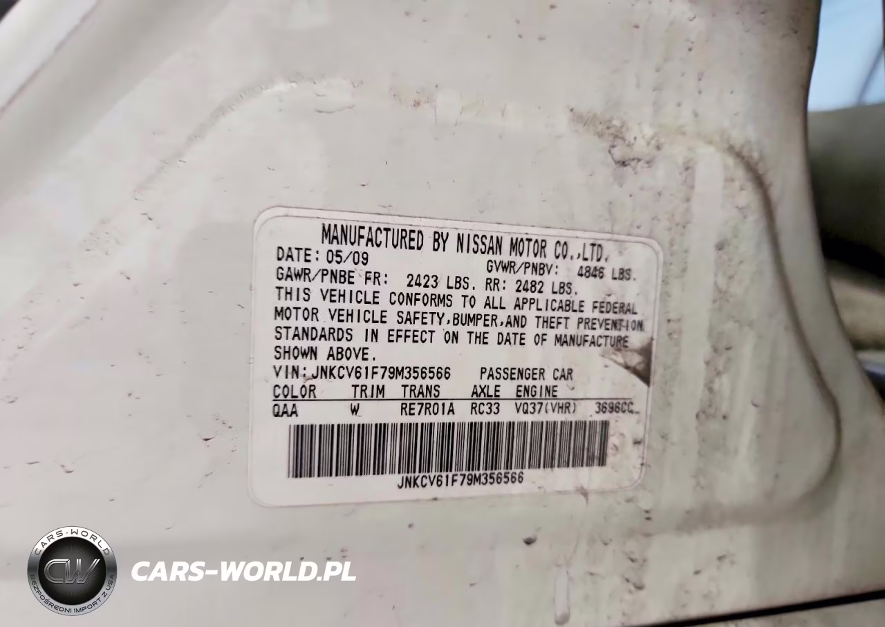 2009 Infiniti G37 Sedan X VIN:JNKCV61F79M356566 - 12