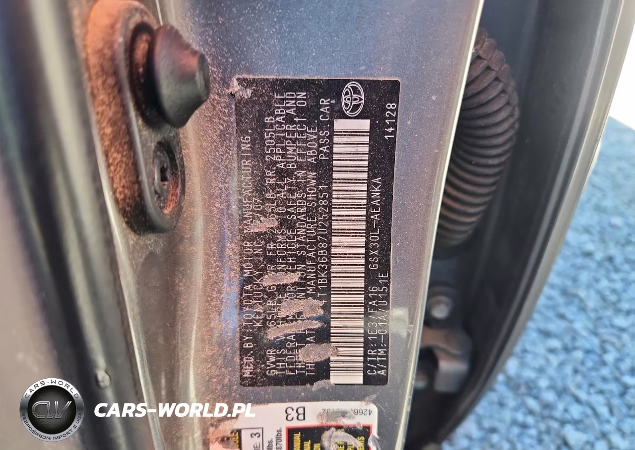2007 Toyota Avalon Xl VIN:4T1BK36B87U252851 - 12