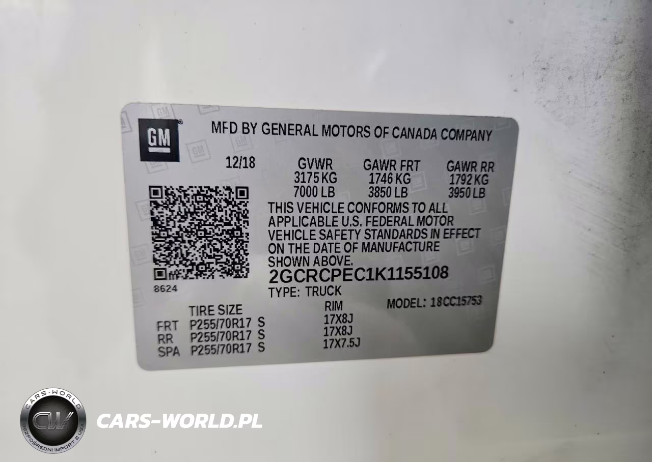 2019 Chevrolet Silverado Ld C1500 Lt VIN:2GCRCPEC1K1155108 - 12