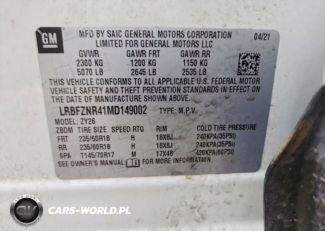 2021 Buick Envision Essence VIN:LRBFZNR41MD149002 - 13