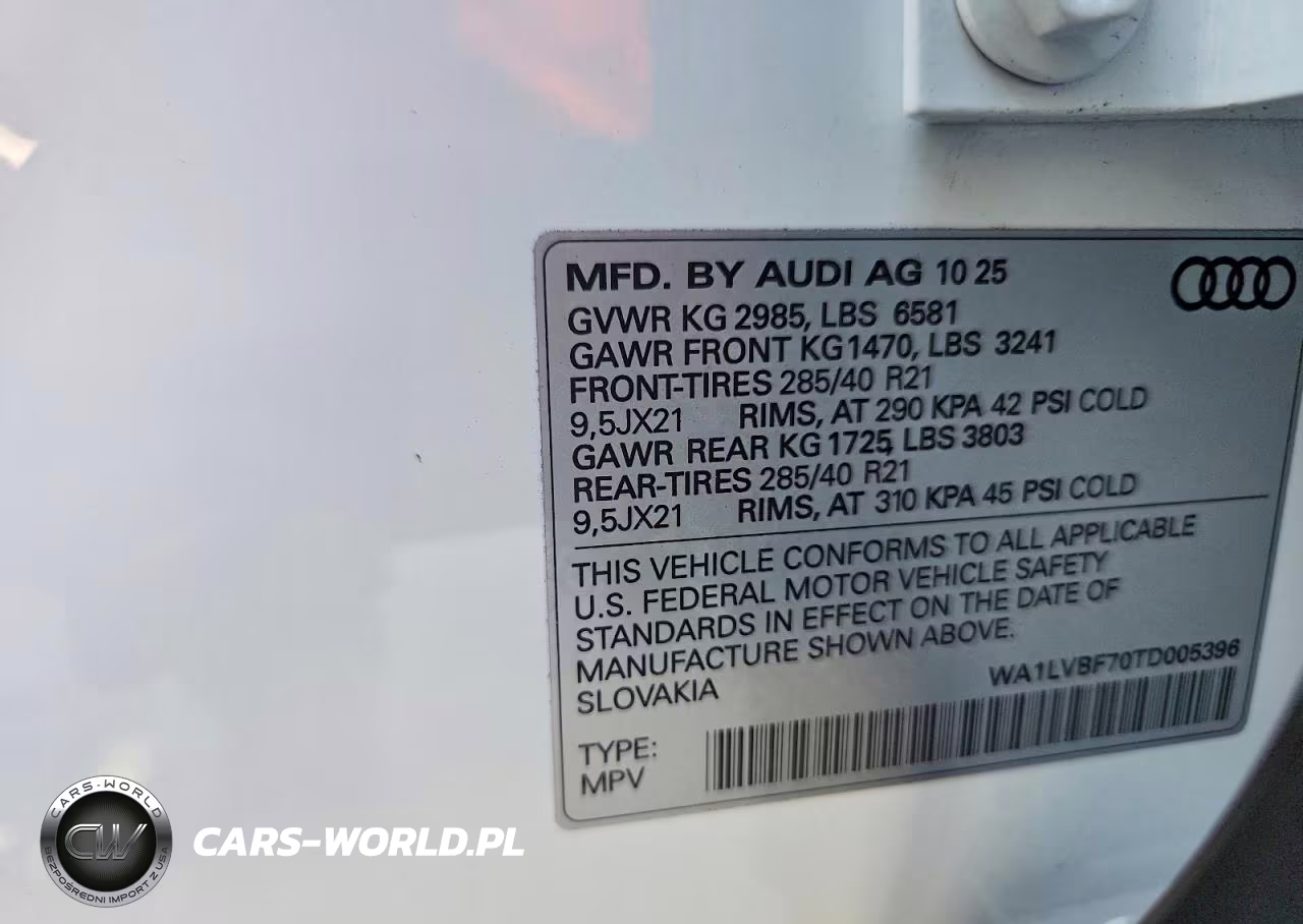 2026 Audi Q7 Premium Plus VIN:WA1LVBF70TD005396 - 14