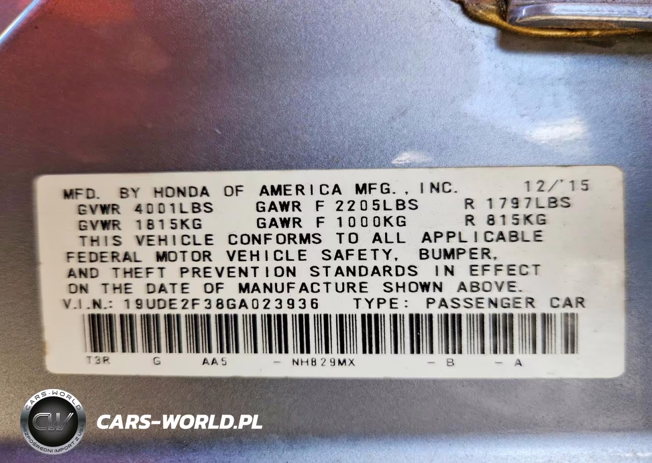 2016 Acura Ilx Base Watch Plus VIN:19UDE2F38GA023936 - 12