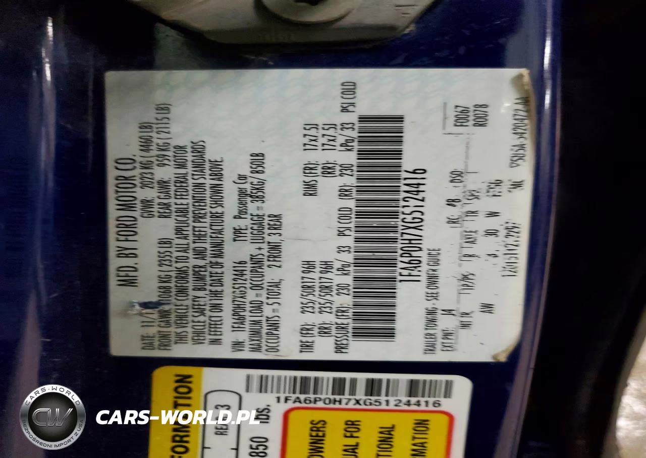 2016 Ford Fusion Se VIN:1FA6P0H7XG5124416 - 12