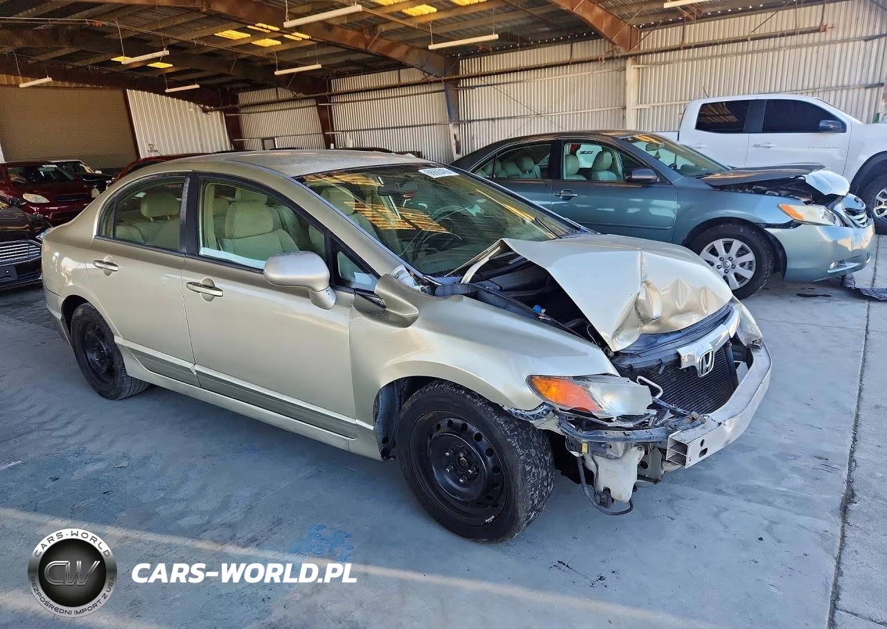2007 Honda Civic Lx VIN:JHMFA16517S004393 - 4