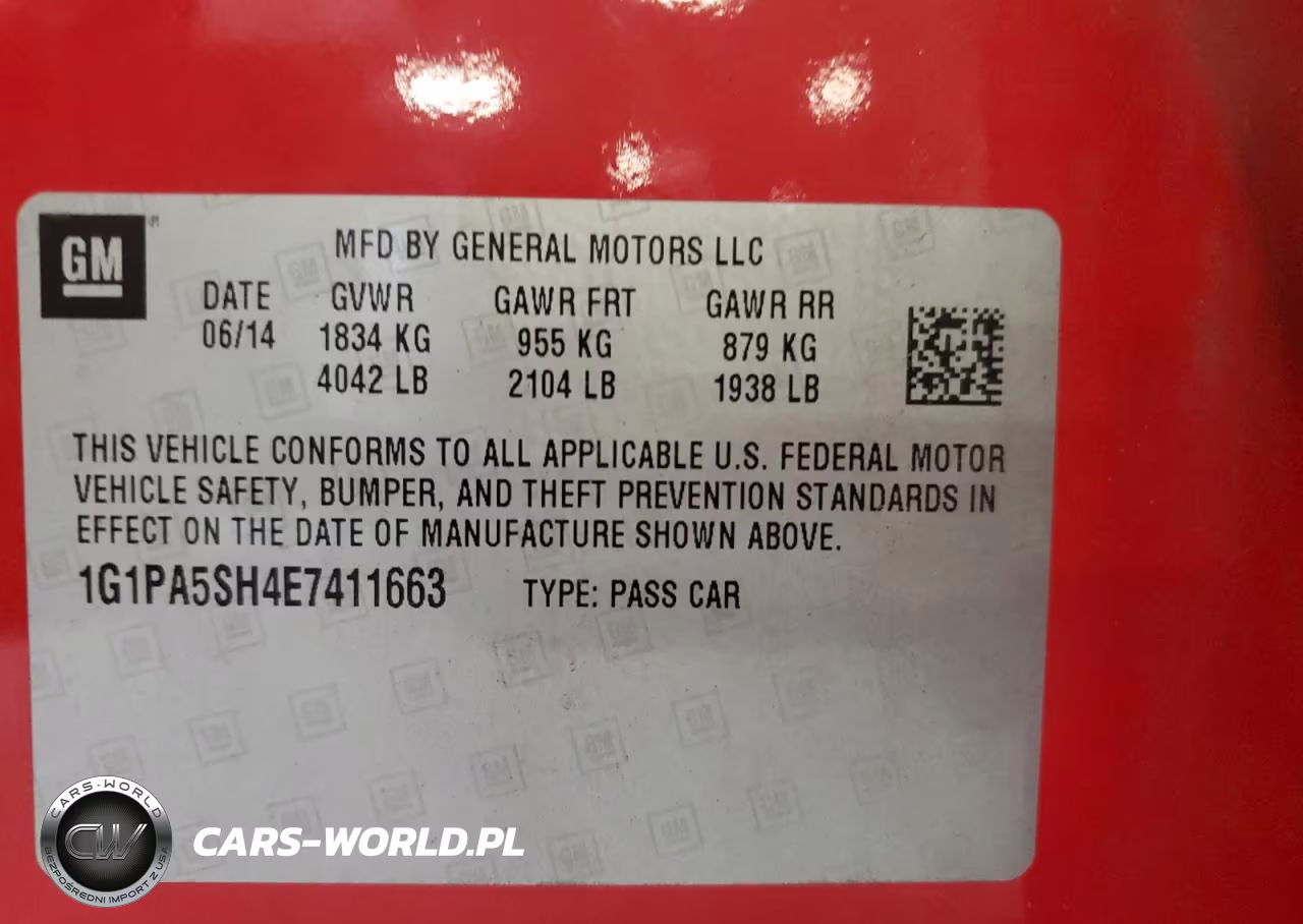 2014 Chevrolet Cruze Ls VIN:1G1PA5SH4E7411663 - 12