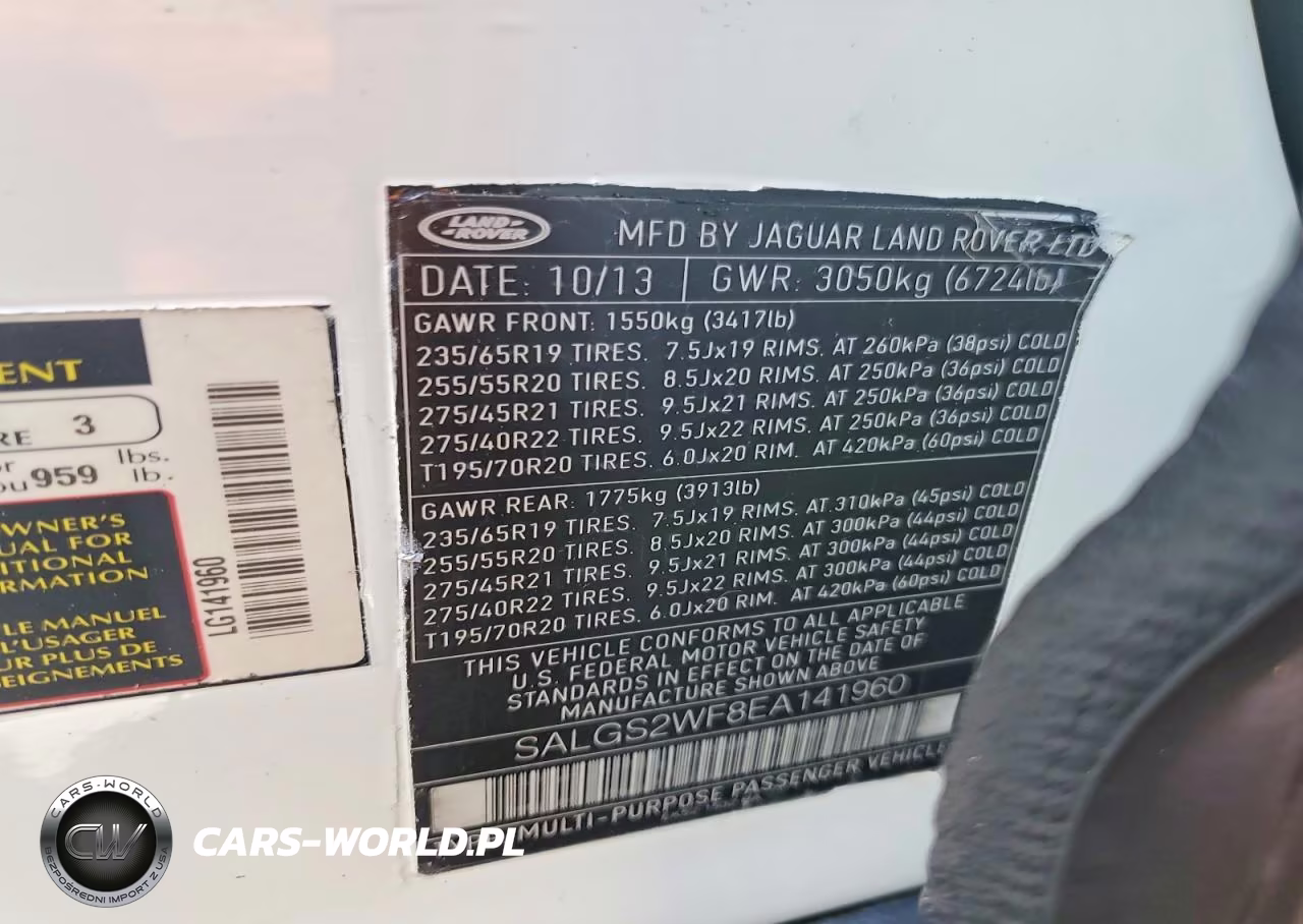 2014 Land Rover Range Rover Hse VIN:SALGS2WF8EA141960 - 12