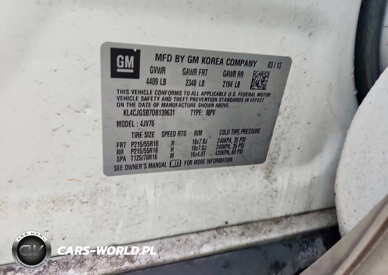 2013 Buick Encore VIN:KL4CJGSB7DB139631 - 12
