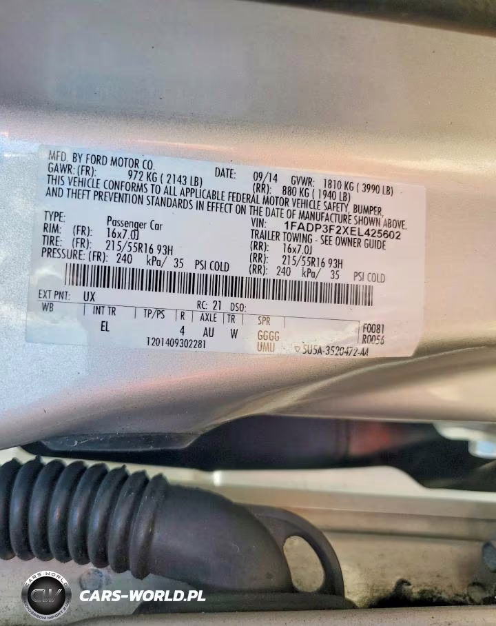 2014 Ford Focus Se VIN:1FADP3F2XEL425602 - 13