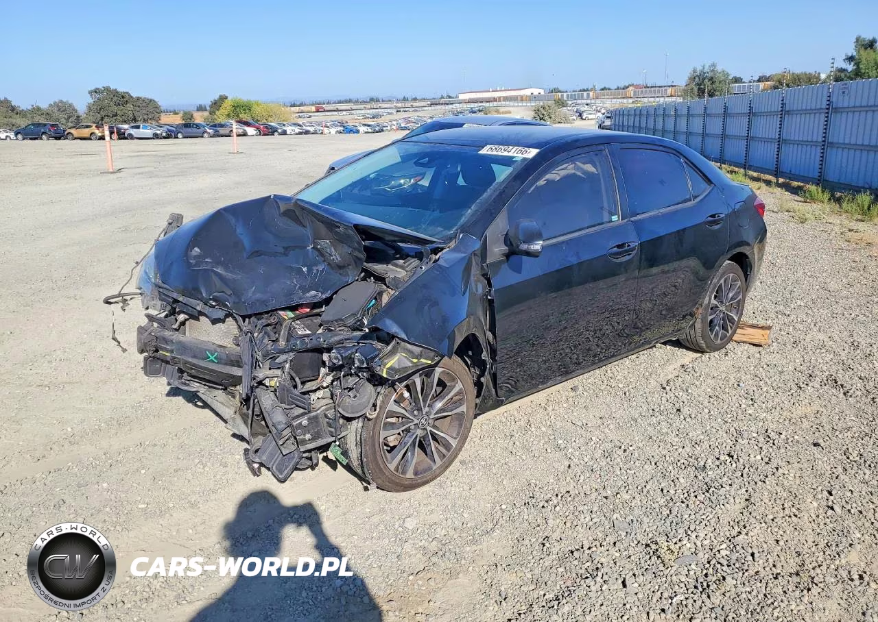 2019 Toyota Corolla Se VIN:2T1BURHE5JC154410 - 1