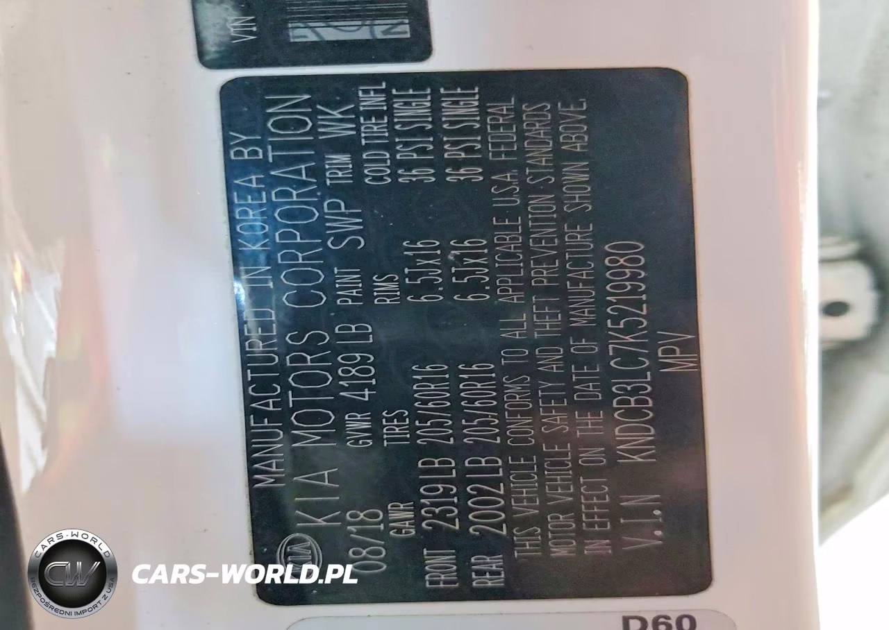 2019 Kia Niro Lx VIN:KNDCB3LC7K5219980 - 12