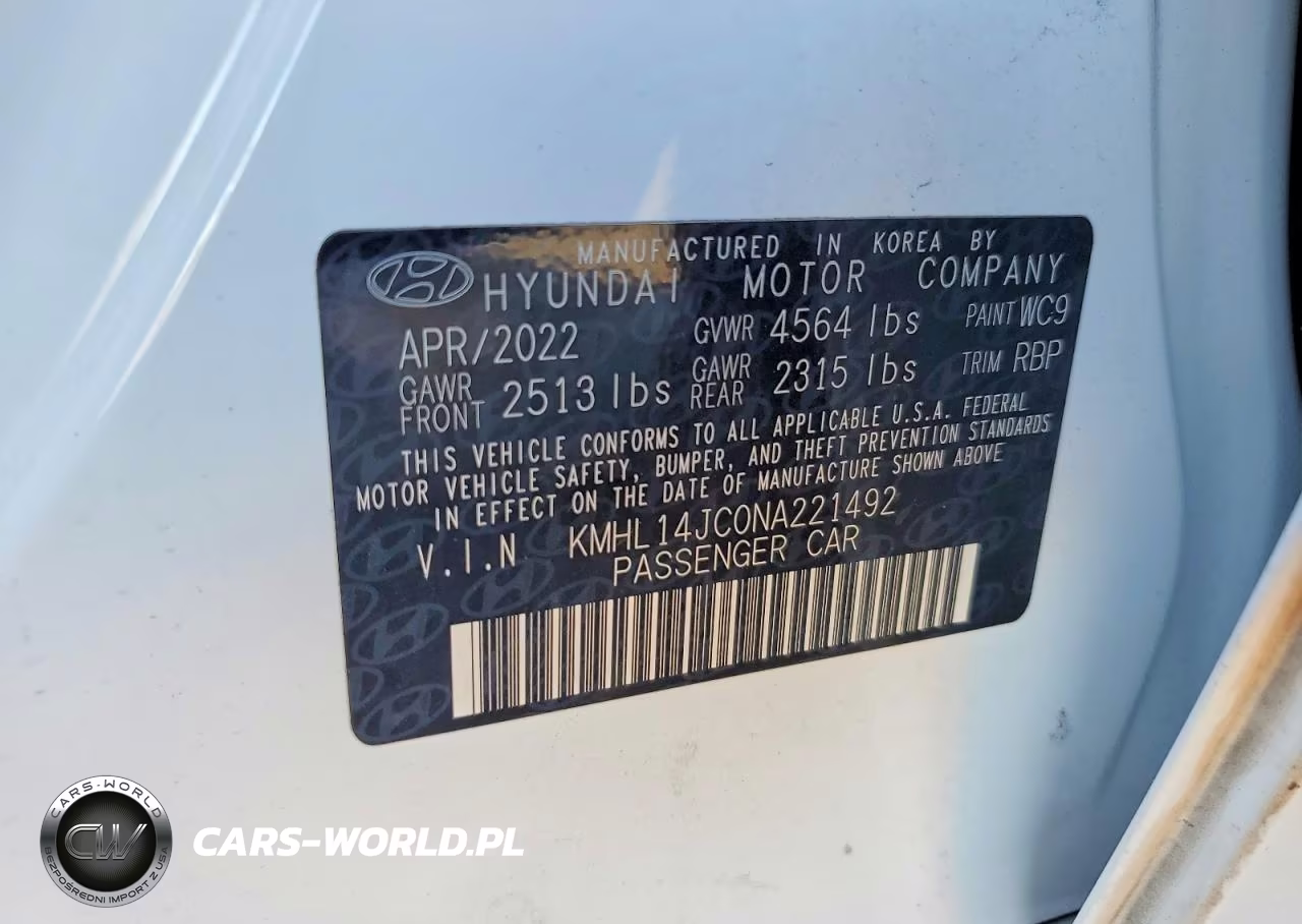 2022 Hyundai Sonata N Line VIN:KMHL14JC0NA221492 - 13
