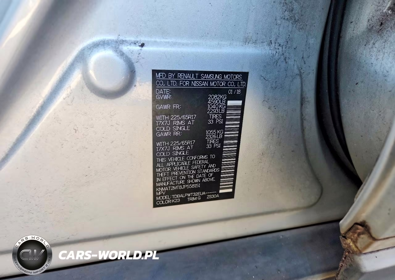 2018 Nissan Rogue S VIN:KNMAT2MT8JP558151 - 13