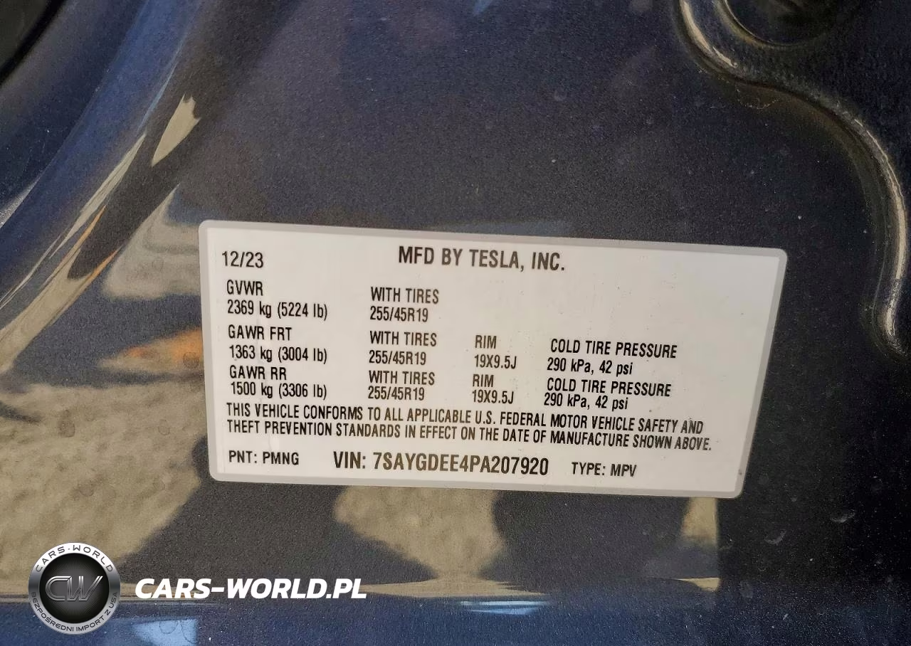 2023 Tesla Model Y VIN:7SAYGDEE4PA207920 - 12