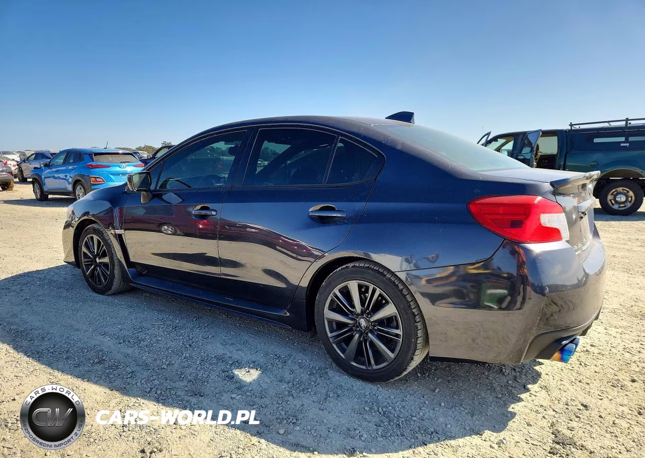 2016 Subaru Wrx VIN:JF1VA1B69G9820289 - 2