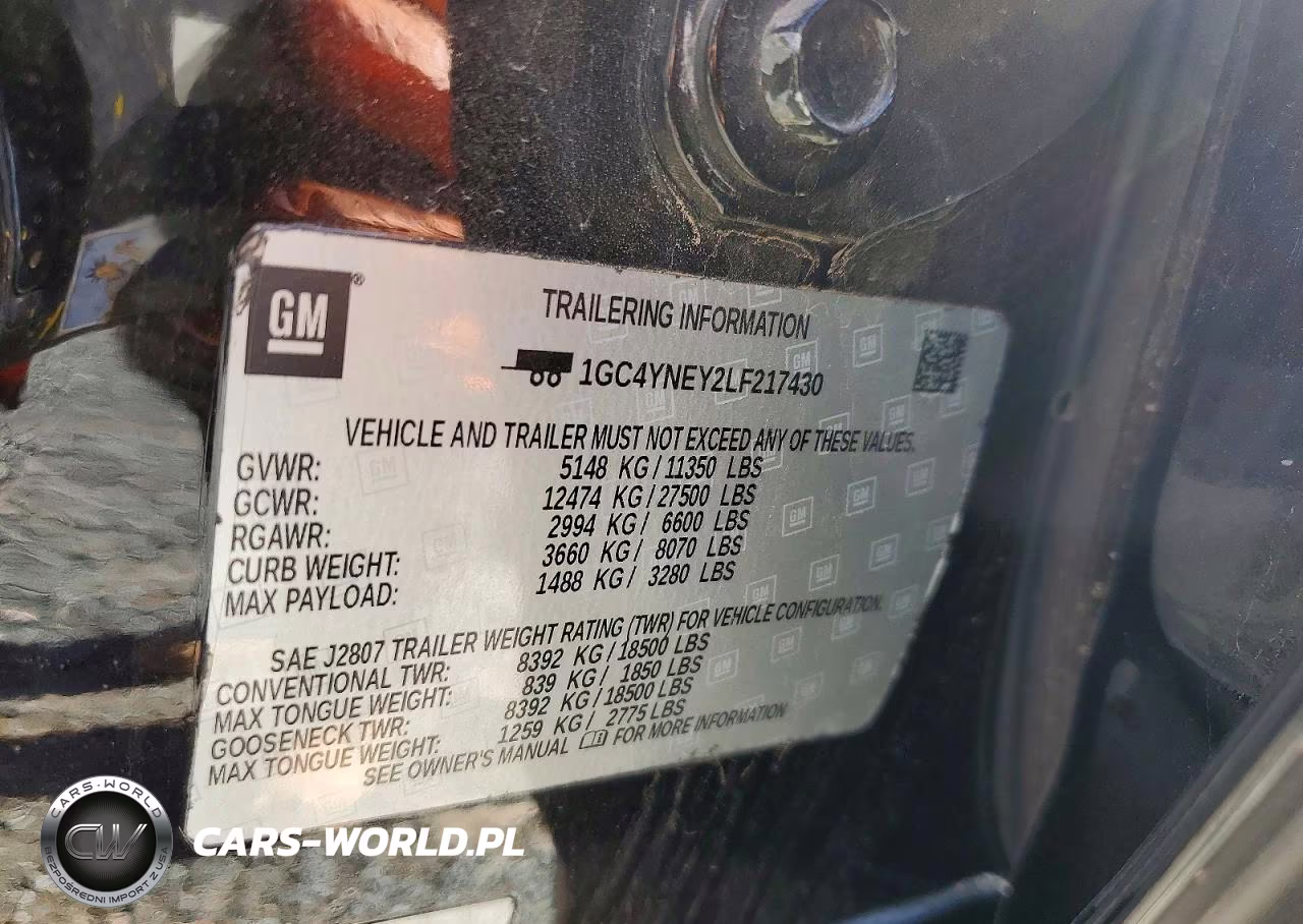 2020 Chevrolet Silverado K2500 Heavy Duty Lt VIN:1GC4YNEY2LF217430 - 12