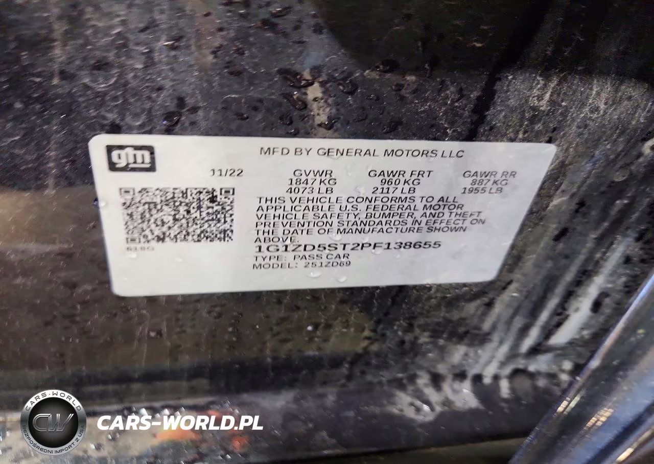 2023 Chevrolet Malibu Lt VIN:1G1ZD5ST2PF138655 - 12