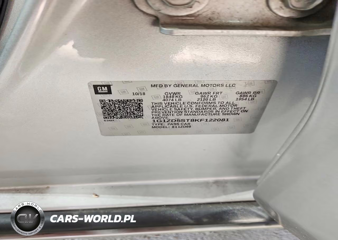 2019 Chevrolet Malibu Lt VIN:1G1ZD5ST8KF122081 - 12