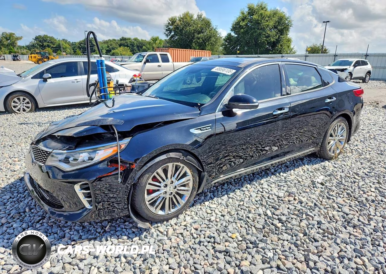 2017 Kia Optima Sxl VIN:5XXGV4L27HG125673 - 1