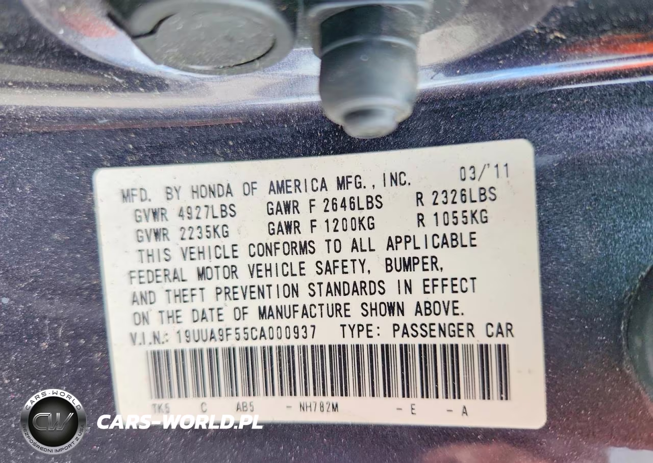 2012 Acura Tl VIN:19UUA9F55CA000937 - 13