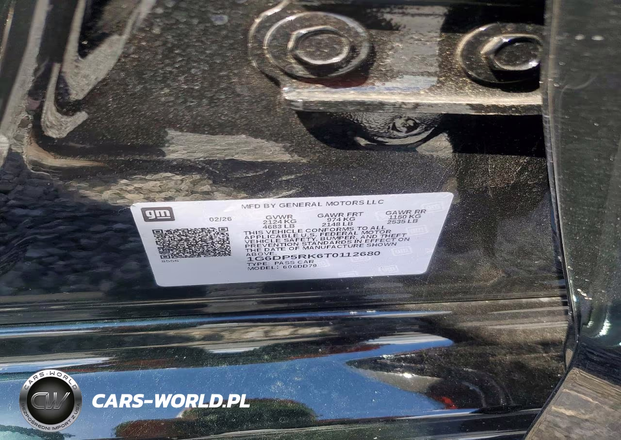 2026 Cadillac Ct5 Sport VIN:1G6DP5RK6T0112680 - 12